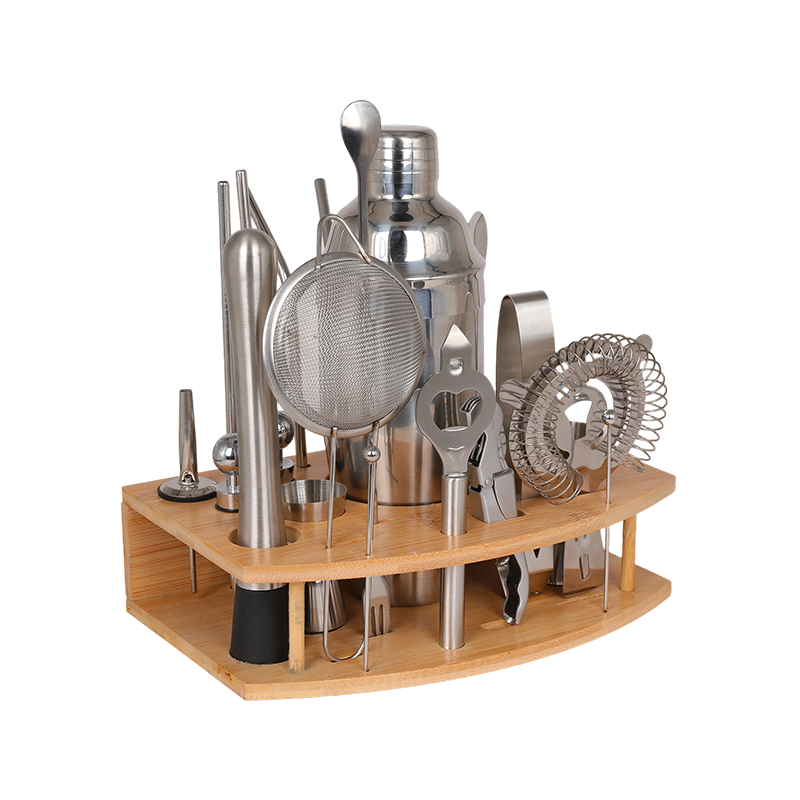 Kit agitador para preparar bebidas de 25 piezas para cóctel de bar