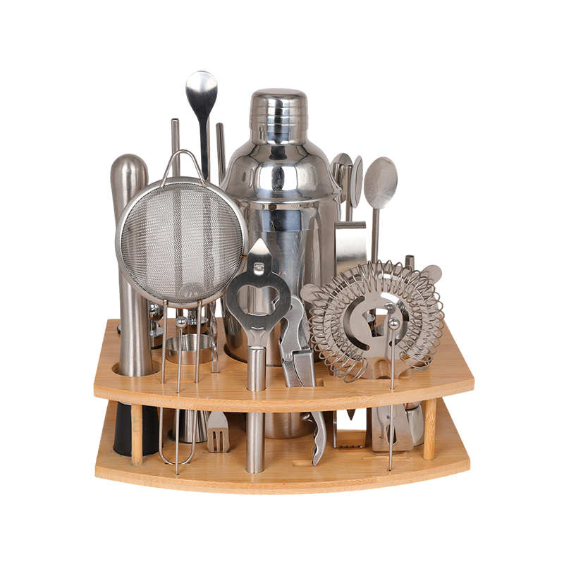 Kit agitador para preparar bebidas de 25 piezas para cóctel de bar