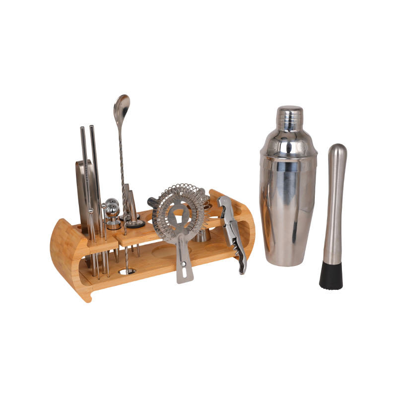 Kit de barman de 16 piezas, juego de coctelera