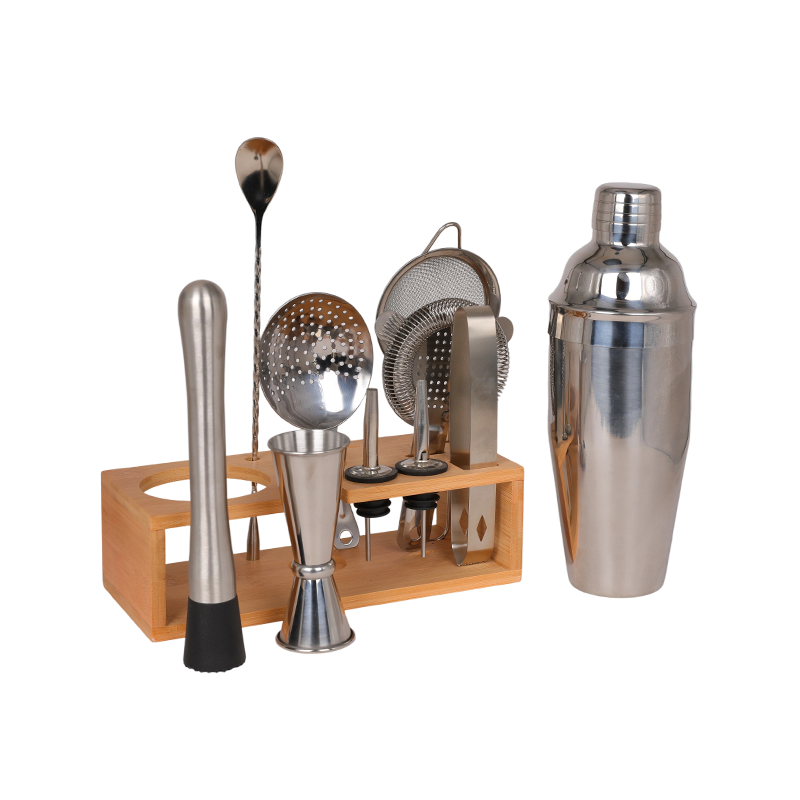 Kit de barman casero de 11 piezas para mezclar bebidas