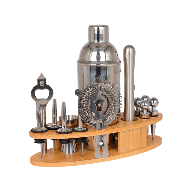 Kit de barman de 16 piezas, juego de coctelera