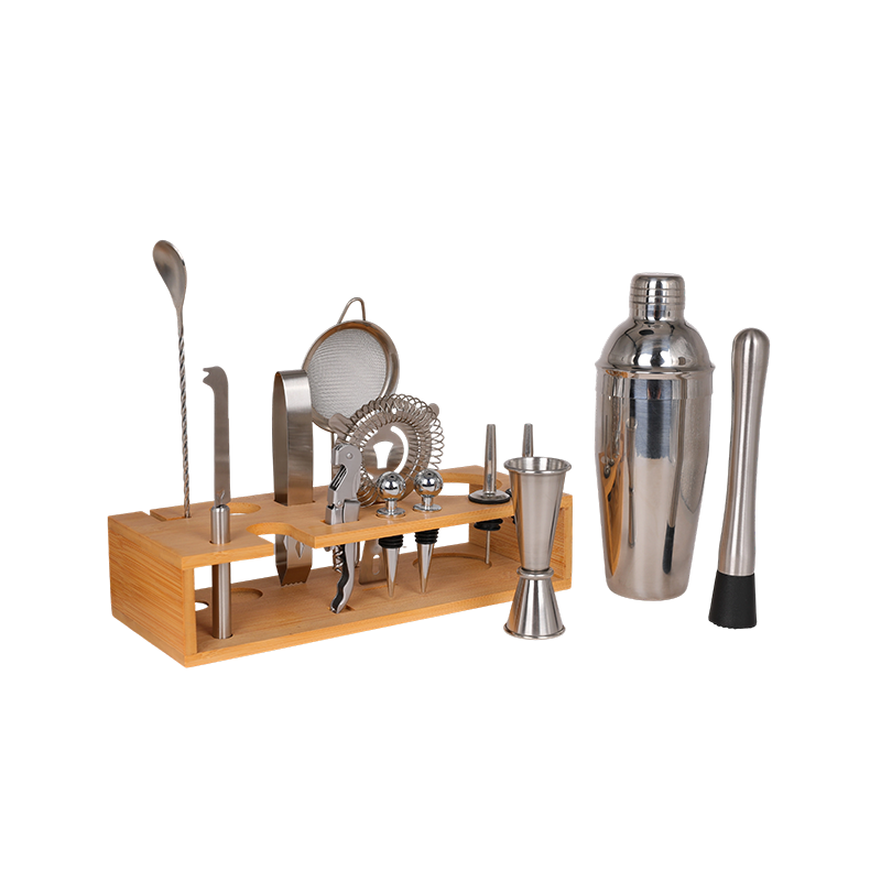 Kit de barman para mezclar artículos de bar de martini de 14 piezas