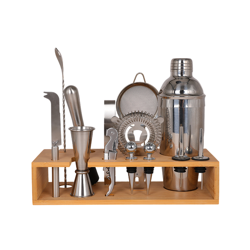 Kit de barman para mezclar artículos de bar de martini de 14 piezas