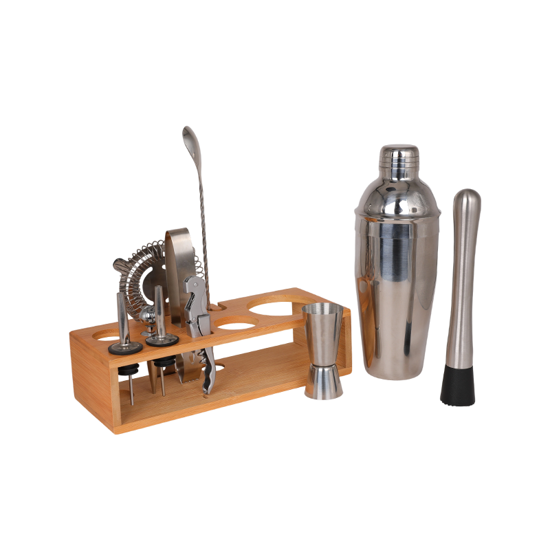 Kit de barman casero de 11 piezas para mezclar bebidas