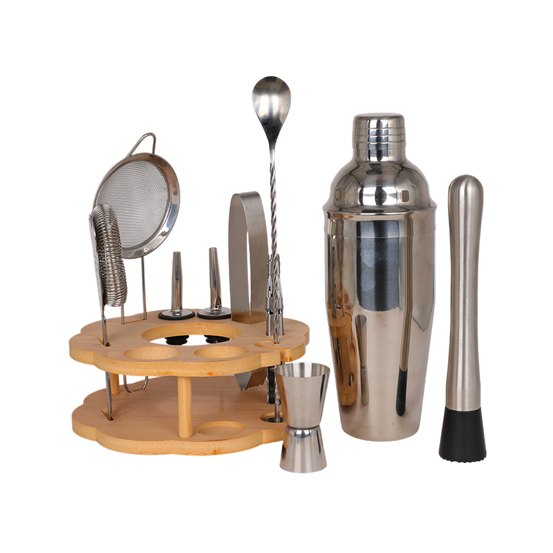 Kit de barman casero de 11 piezas para mezclar bebidas