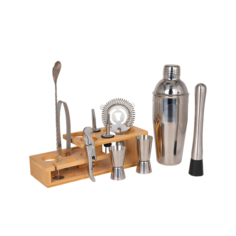 Kit de barman casero de 11 piezas para mezclar bebidas