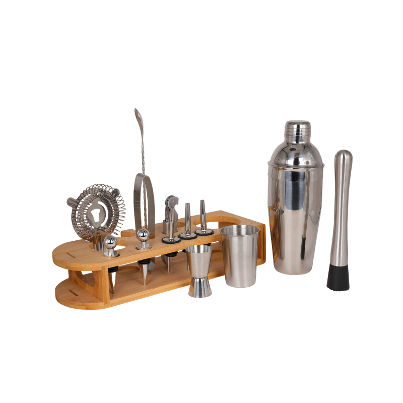 Kit de barman para mezclar artículos de bar de martini de 14 piezas