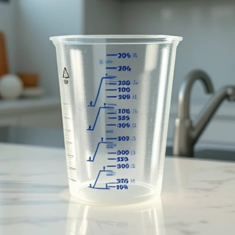 Vaso mezclador de plástico transparente de gran capacidad de 20 oz